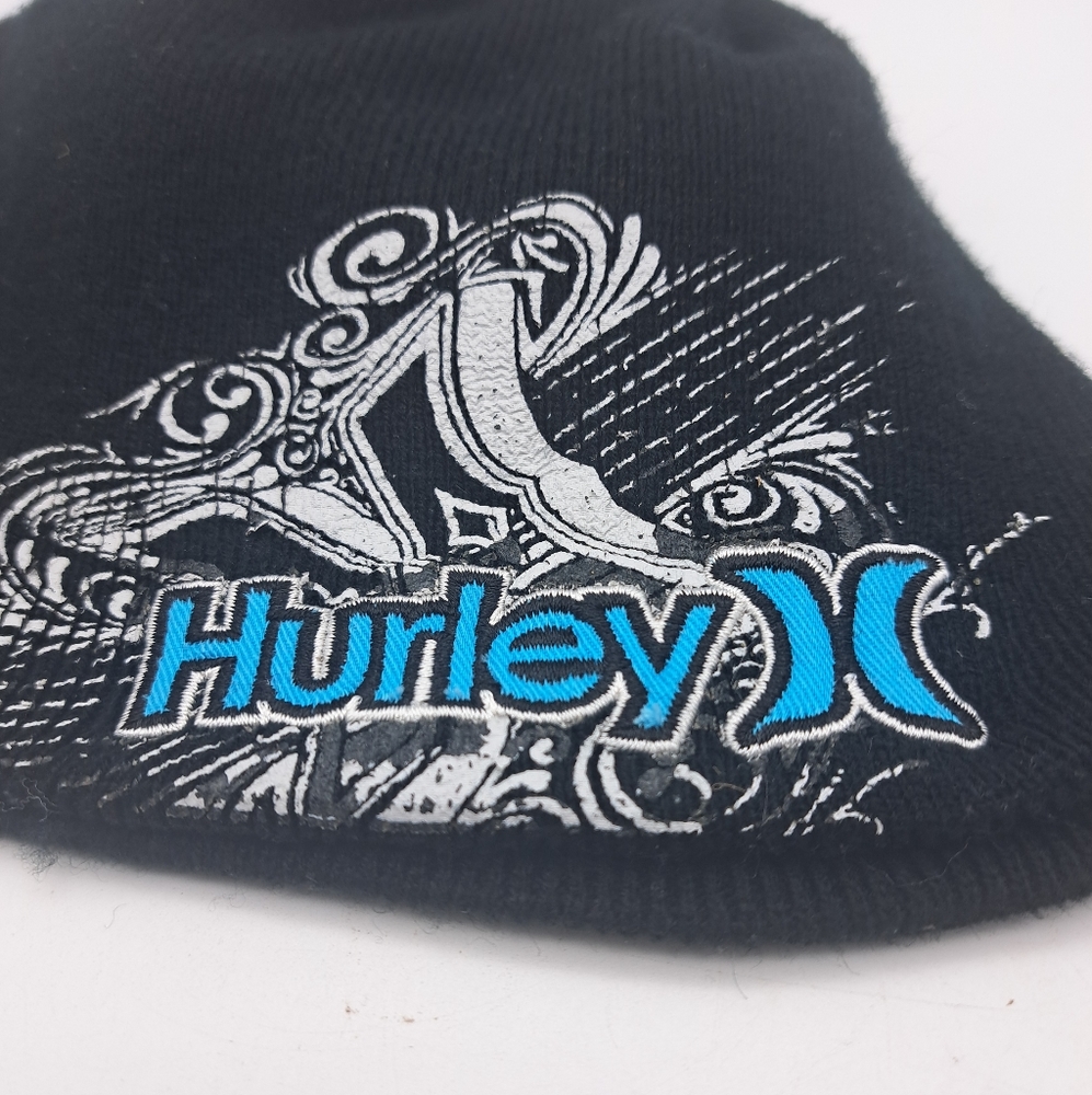 Hurley Black Beanie Hat